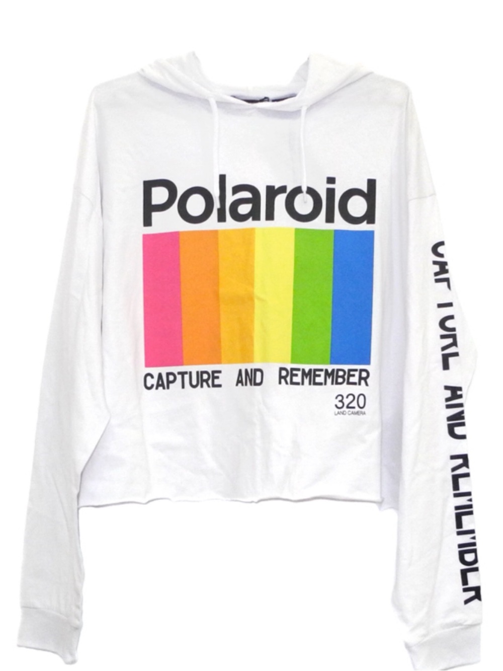 NWT! Polaroid Crop Hoodie